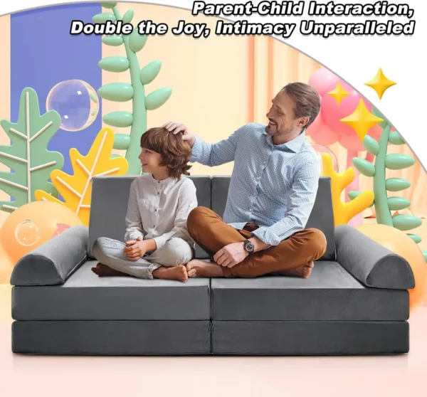 Nugget Couch Dupe - Tomlyly Kids Play Couch TLL003 4