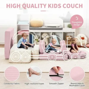 Nugget Couch Dupe - Tomlyly Kids Play Couch 10PCS TLL010 2