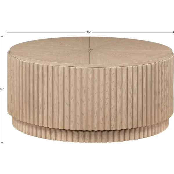 Arhaus Finnley Round Coffee Table Dupe - Tomlyly Finnley Round Coffee Table TLL3021 2