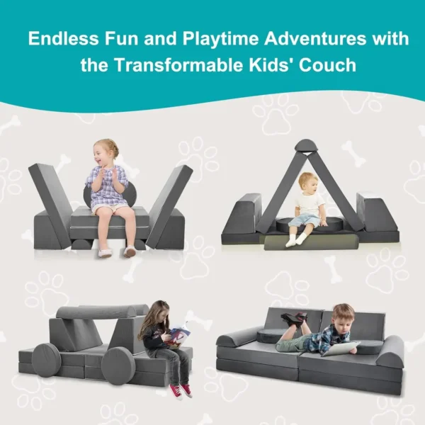 Nugget Couch Dupe - Tomlyly Kids Play Couch TLL003 6