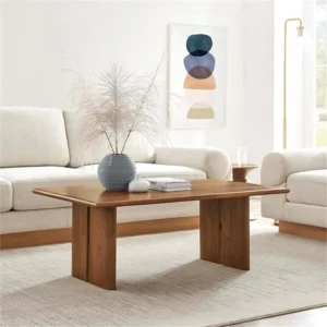 Wet Elm Anton Coffee Table Dupe - Tomlyly Coffee Table in Oak TLL9654 2