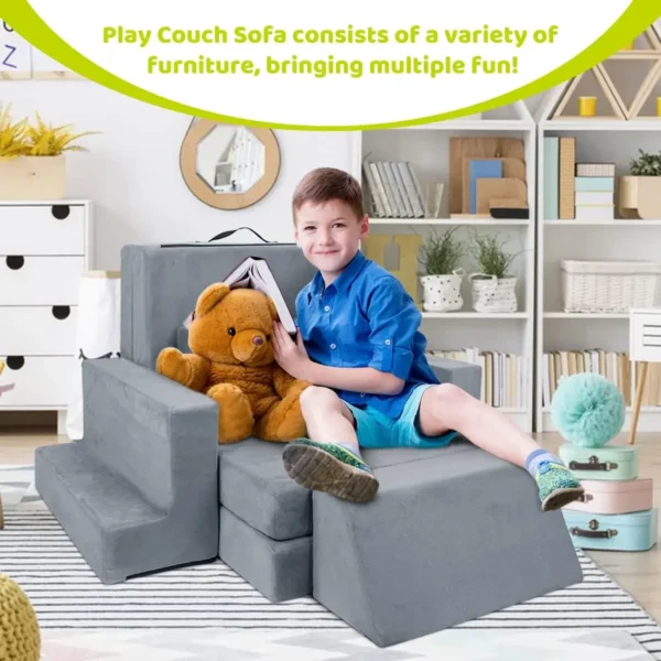 Nugget Couch Dupe - Tomlyly Kids Play Couch TLL009 4