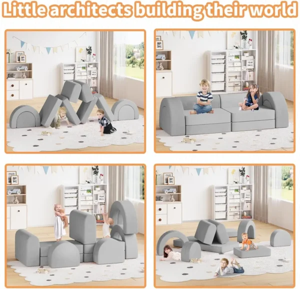 Nugget Couch Dupe - Tomlyly Kids Play Couch TLL002 6