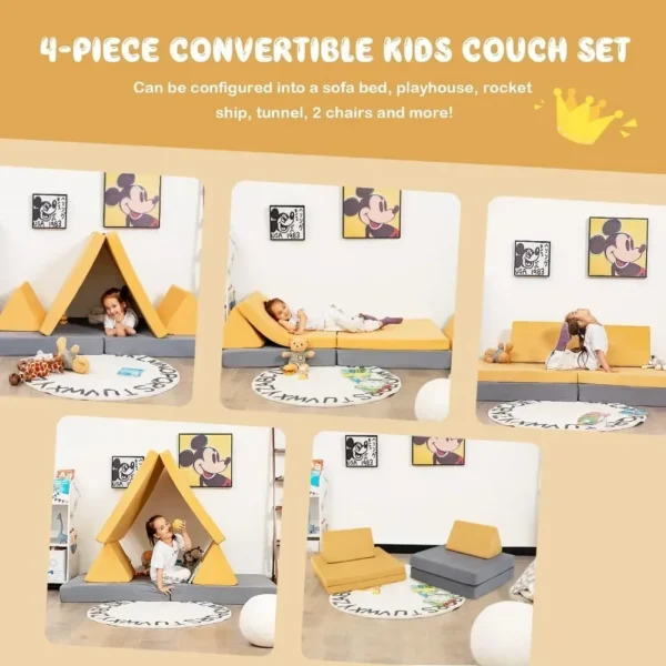 Nugget Couch Dupe - Tomlyly Kids Couch 6-Piece TLL012 4